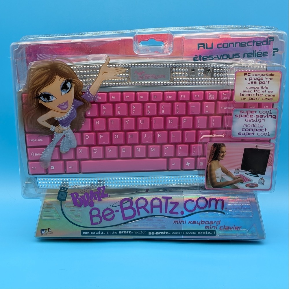 Bratz Be-Brazt.com Mini Keyboard Pink PC